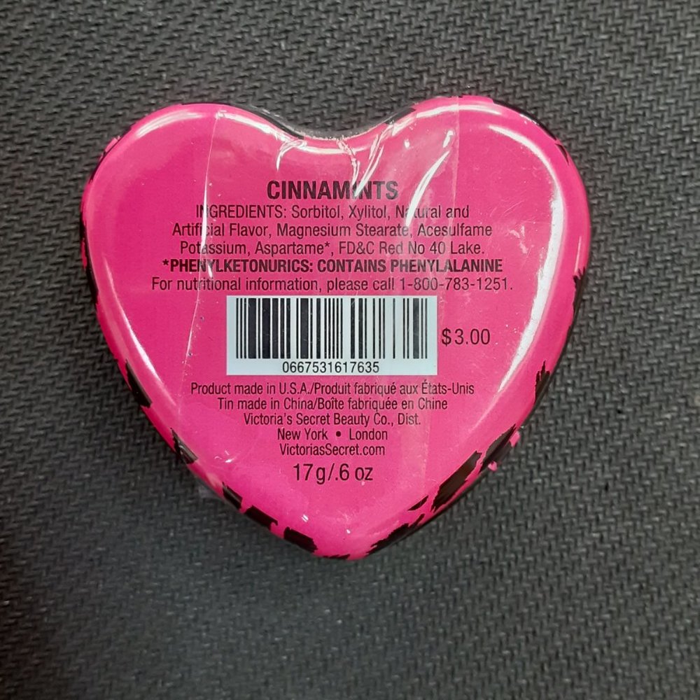 VICTORIAS SECRET - MINI HEART TIN OF CANDY AVAILABLE ONLY